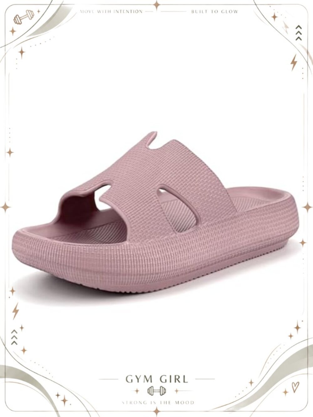 Women's Cloud Cushion Slides Platform Memory Foam Arch Support EVA Sandals